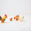 Ostheimer Dark Chick With Rooster & Hens | Farmyard Animal | Conscious Craft